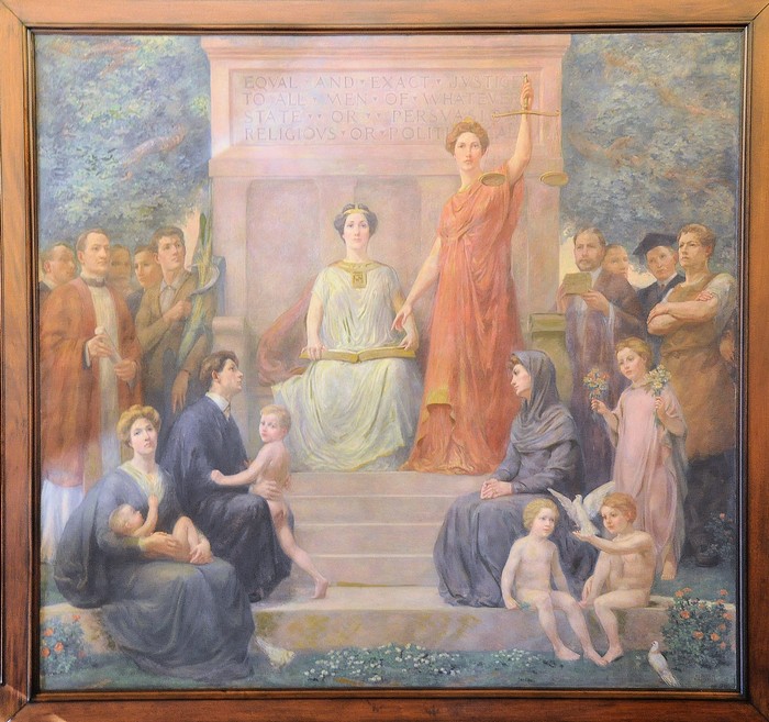 Krehbiel Illinois Appellate Court Wall Mural